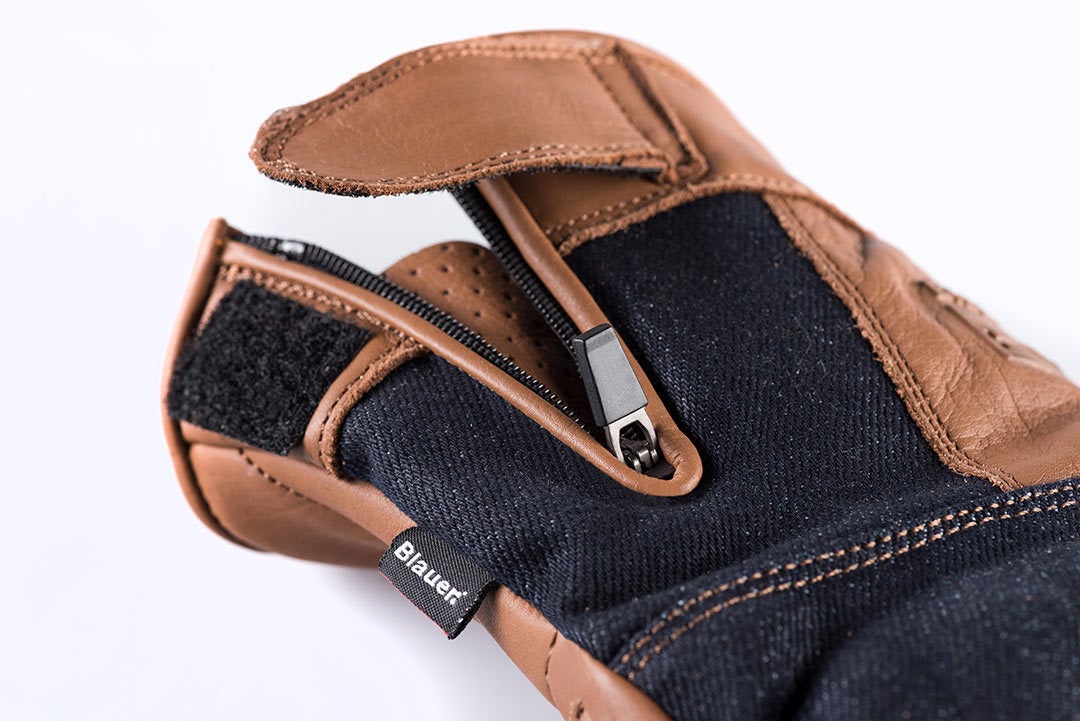 Blauer Combo Denim Gants de moto Marron clair XL Figure 3