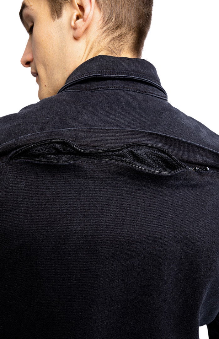John Doe Motoshirt XTM Denim Camicia da moto nero S Figura 7