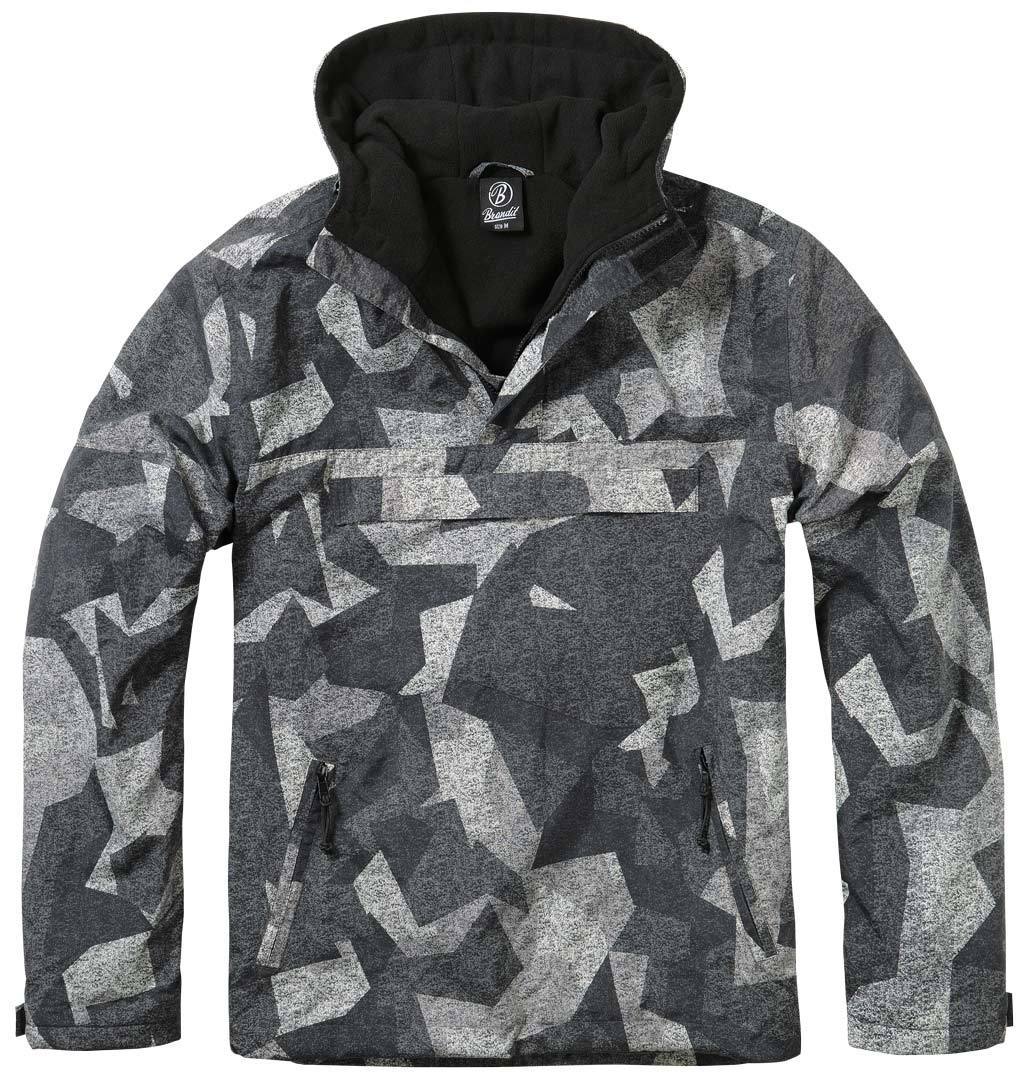 Brandit Windbreaker 재킷 연한 회색/진한 회색/검정 M 그림 1