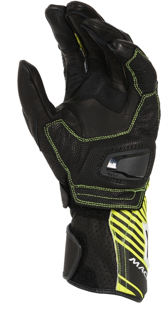 Macna Airpack Motorcykel handskar svart/gul S Figur 2
