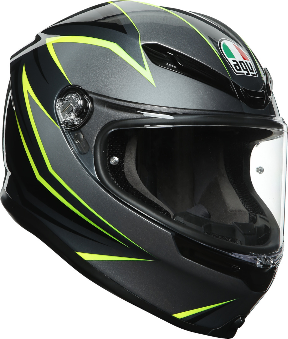 AGV K-6 Flash hjelm svart/grå/grønn S (55/56) Figur 1