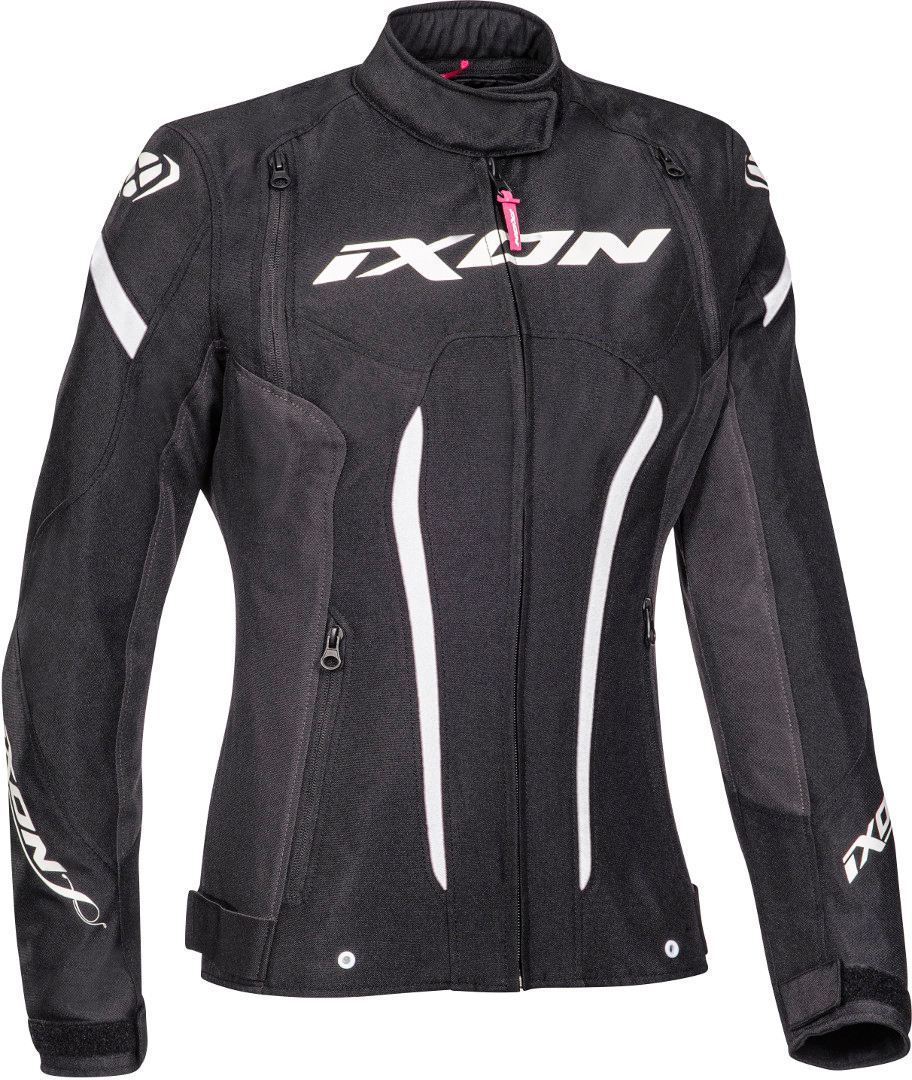 Ixon Striker Waterproof Ladies Motorcycle Textile Jacket black/white XL Figure 1