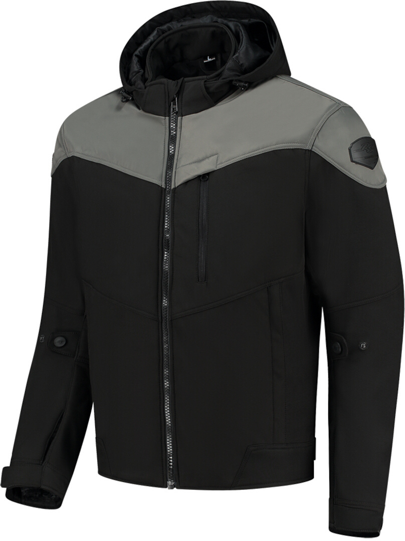 Rusty Stitches William Blouson textile moto moto noir/gris M Figure 1