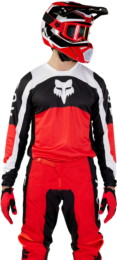 FOX 180 Nitro Motocross Jersey rot L Abbildung 6
