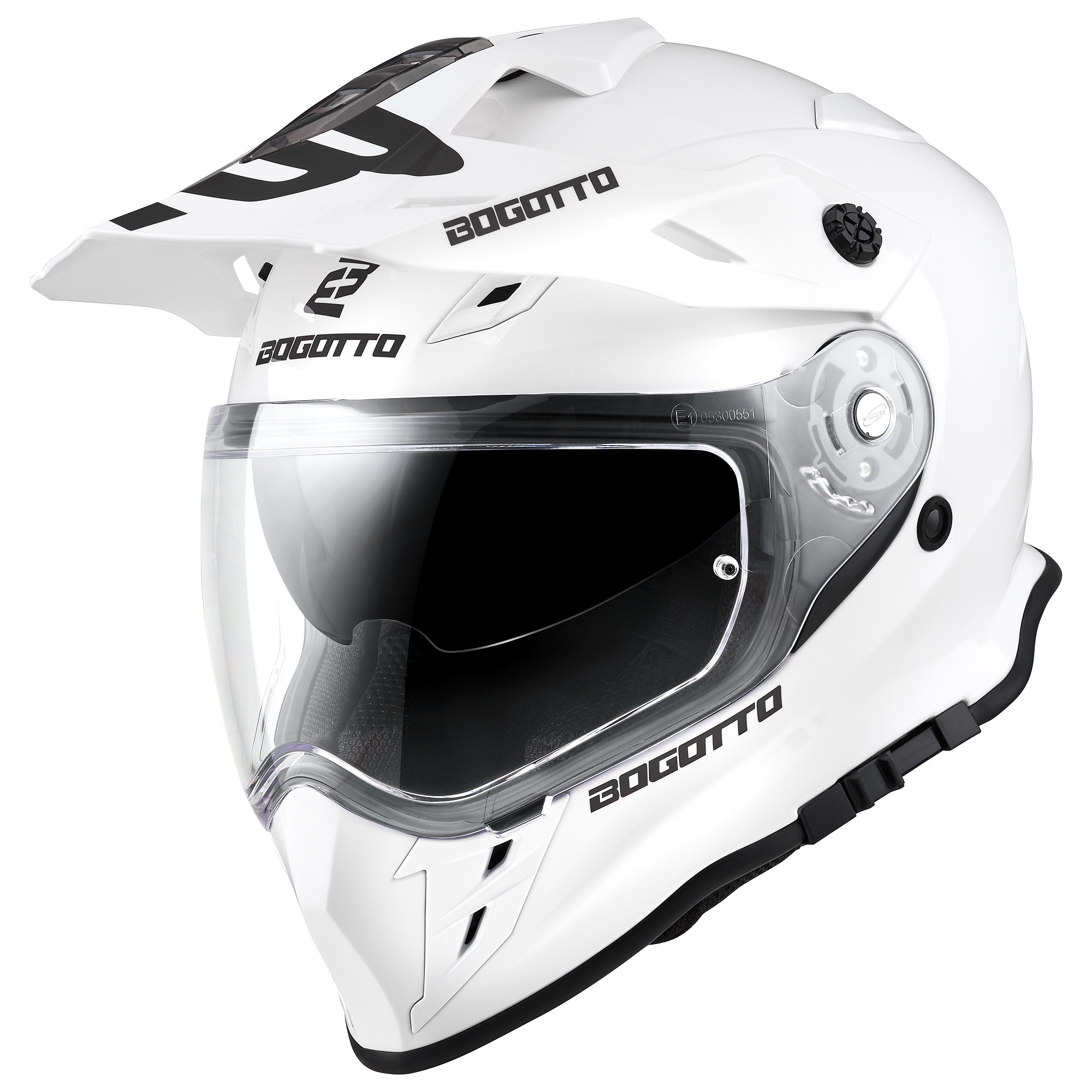 Bogotto H331 Enduro Helmet white S (55/56) Figure 2