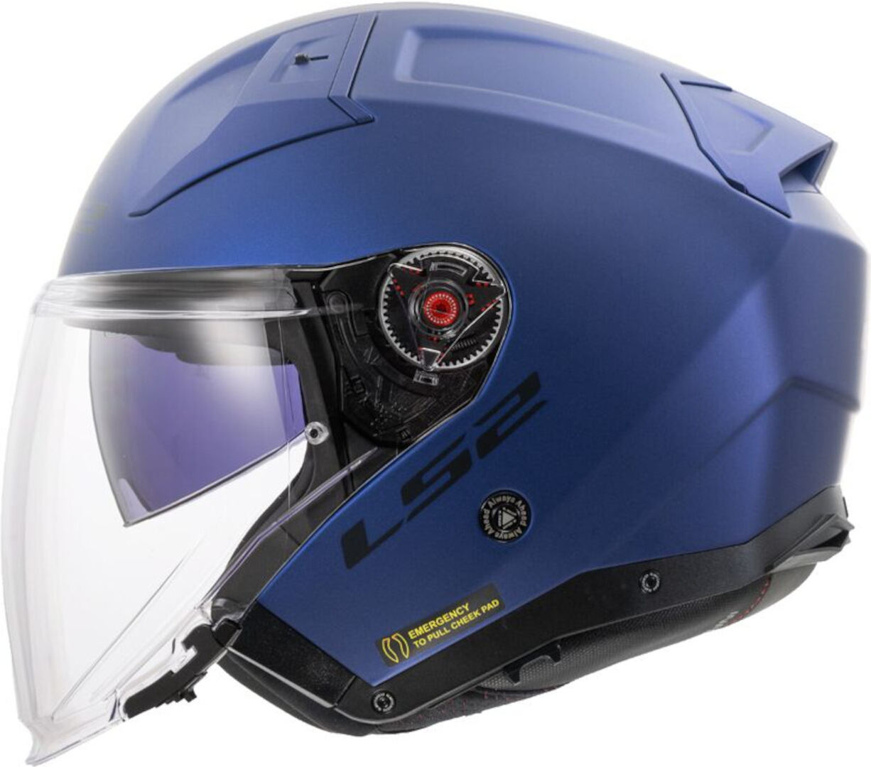 LS2 OF603 Infinity II Solid Capacete a jato Azul mate L (59/60) Figura 1