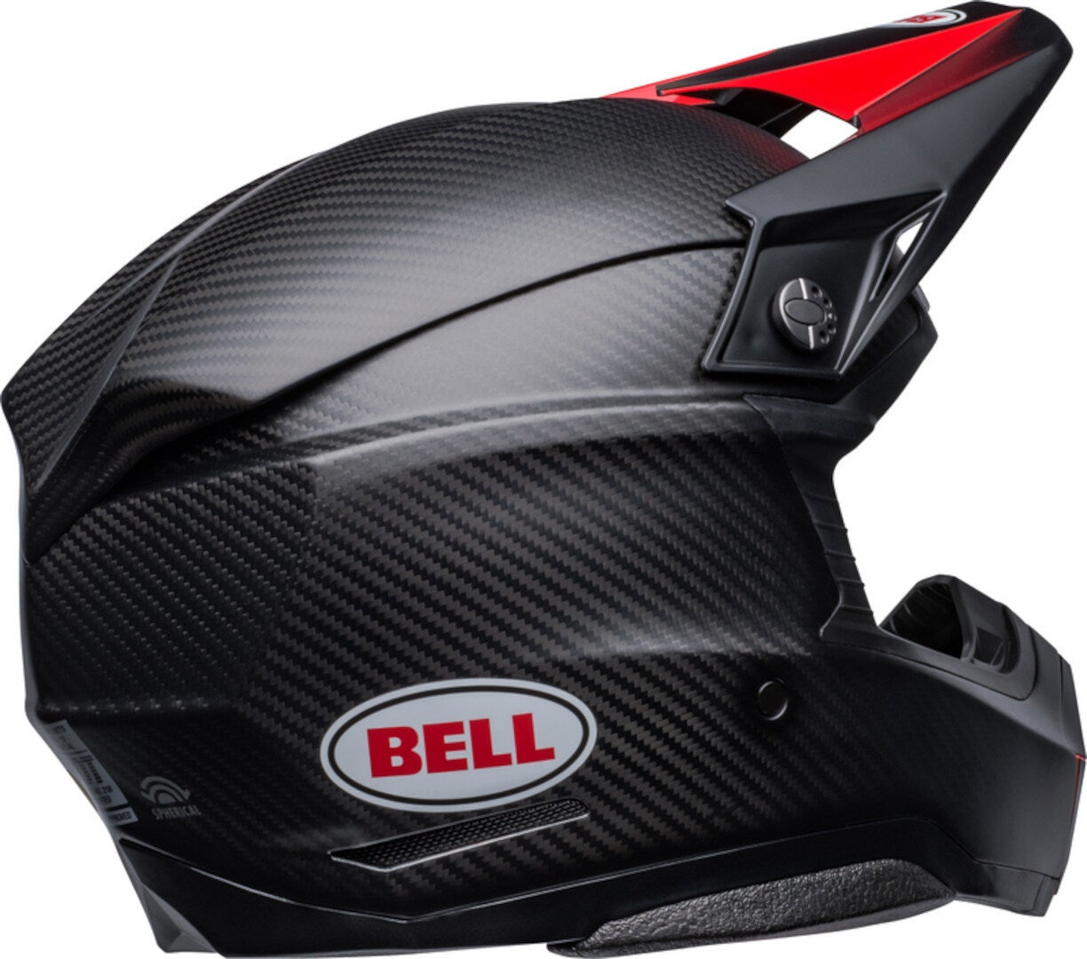 Bell Moto-10 Spherical Satin Gloss Casco da motocross nero/rosso XL (60/61) Figura 7