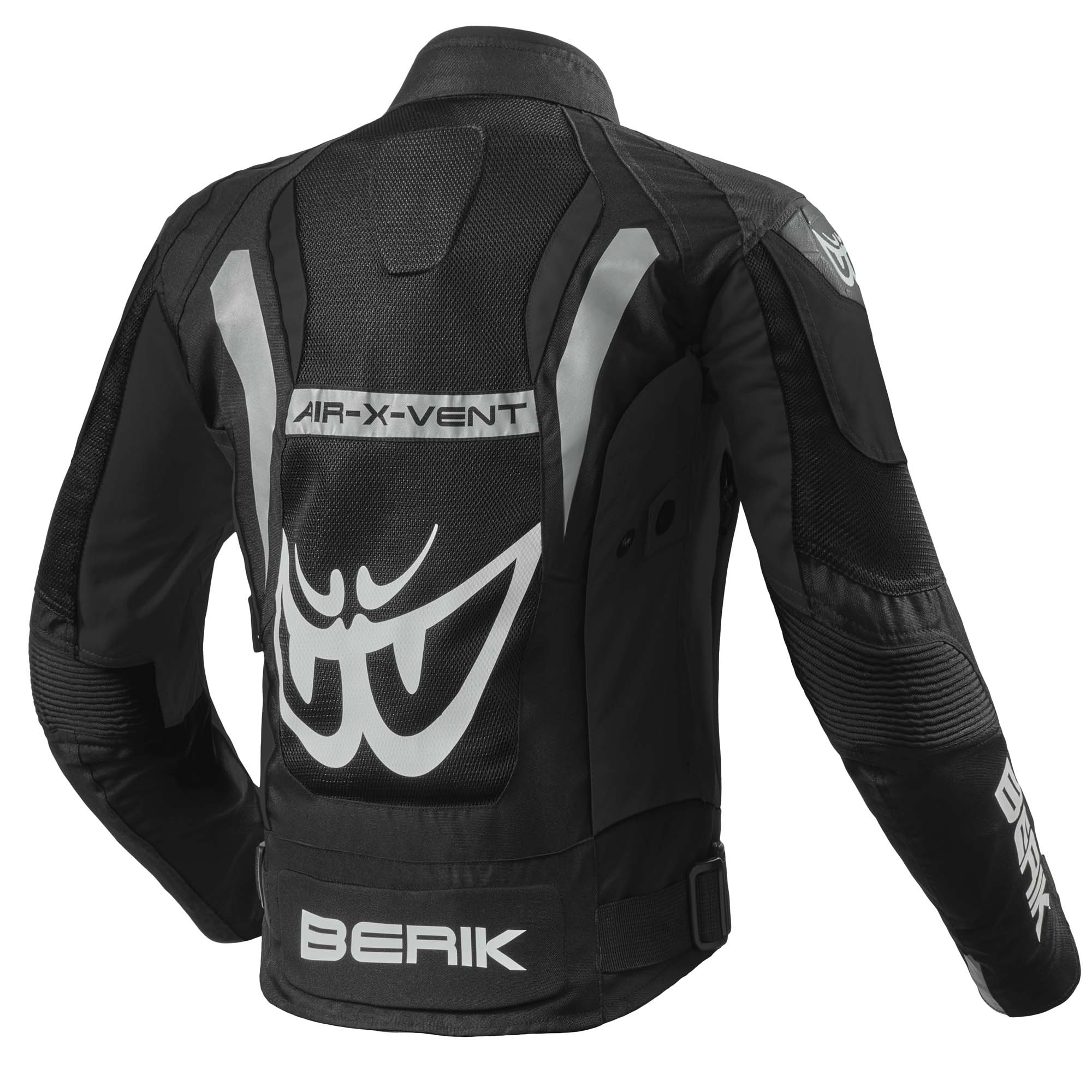 Berik Vephe Damer motorcykel tekstiljakke Sort 50 Figur 2