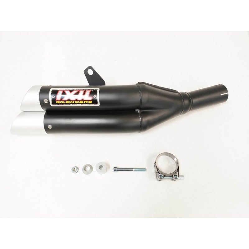 IXIL Silenciador Dual Hyperlow L3XB Aço Inoxidável Preto / Alumínio - Honda CBR500R - XH6333XB Figura 5