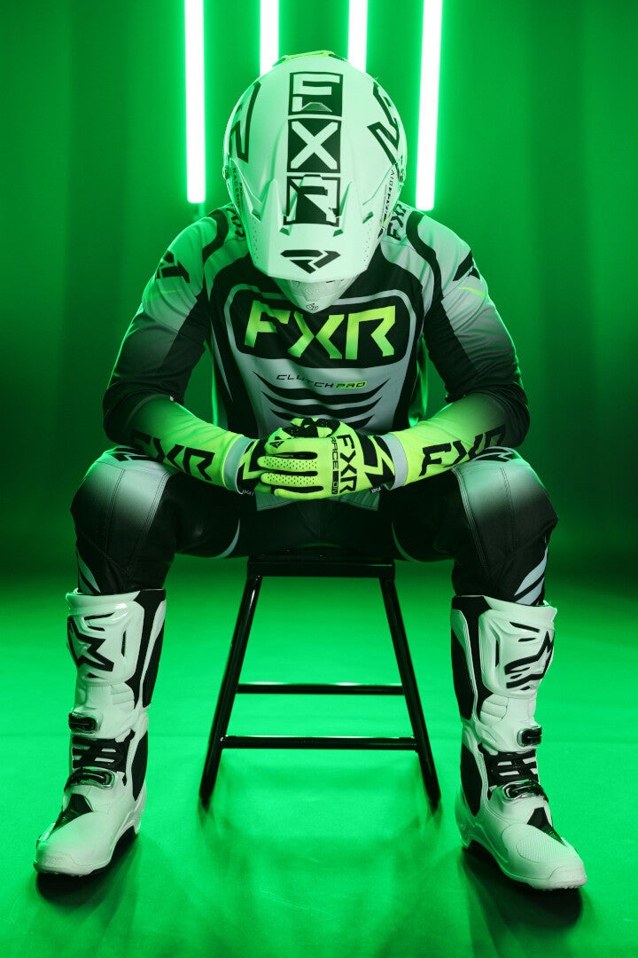 FXR Clutch Pro 2025 Motocross Jersey black/green 4XL Figure 6