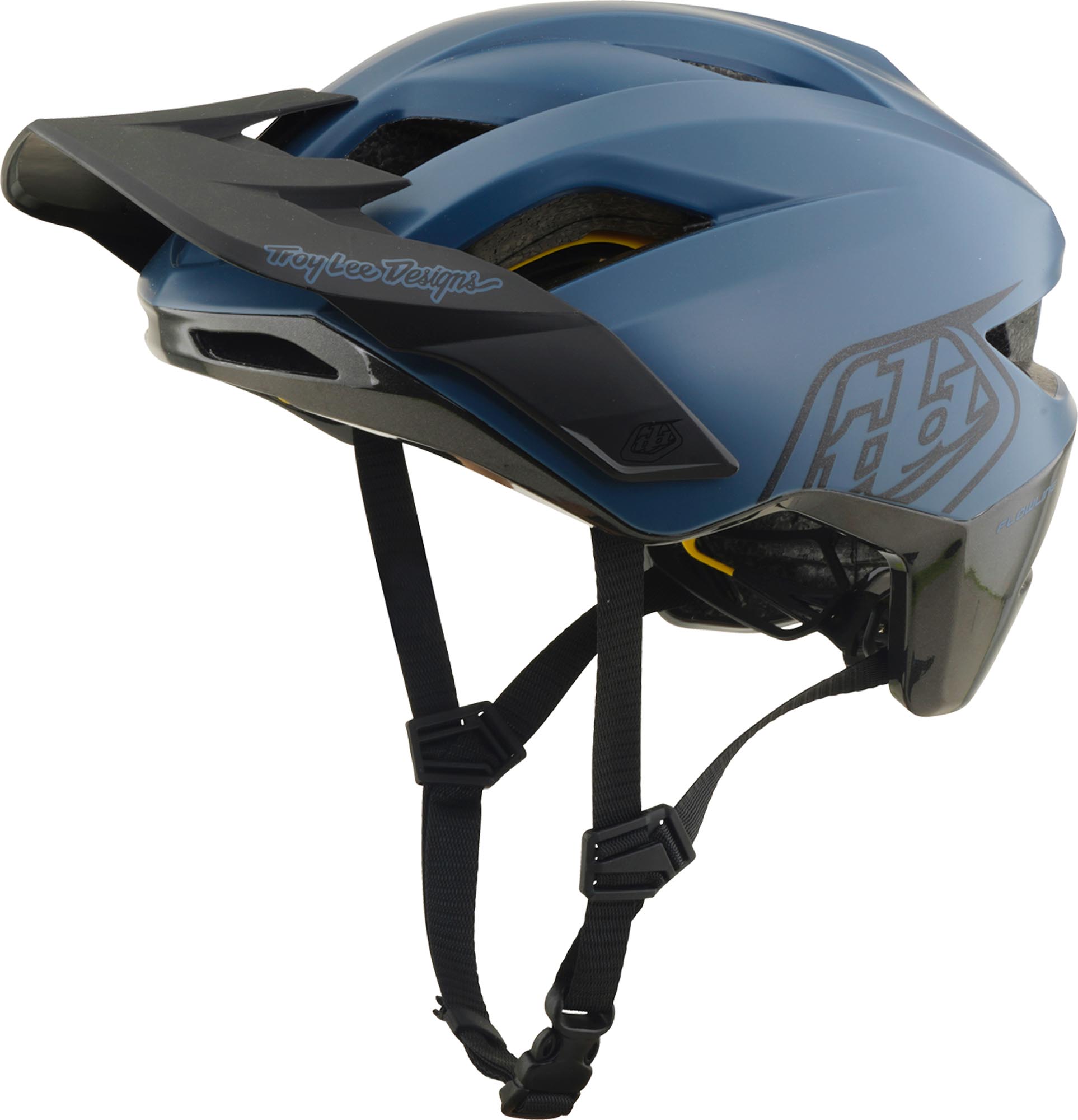 Troy Lee Designs Mips Flowline Point Bicycle Helmet blue matt/black XL-XXL (60/63) Figure 1