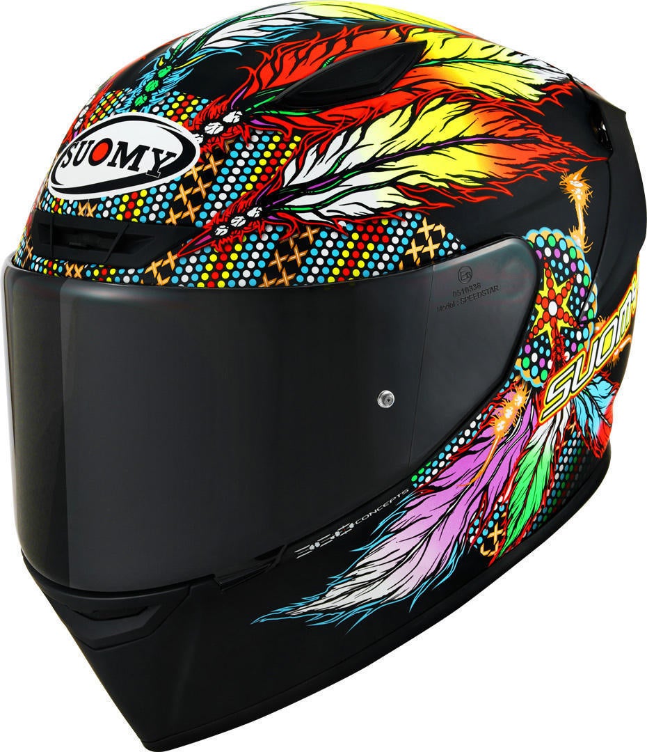 Suomy Track-1 Chieftain Multi Matt Black 2023 Casco
