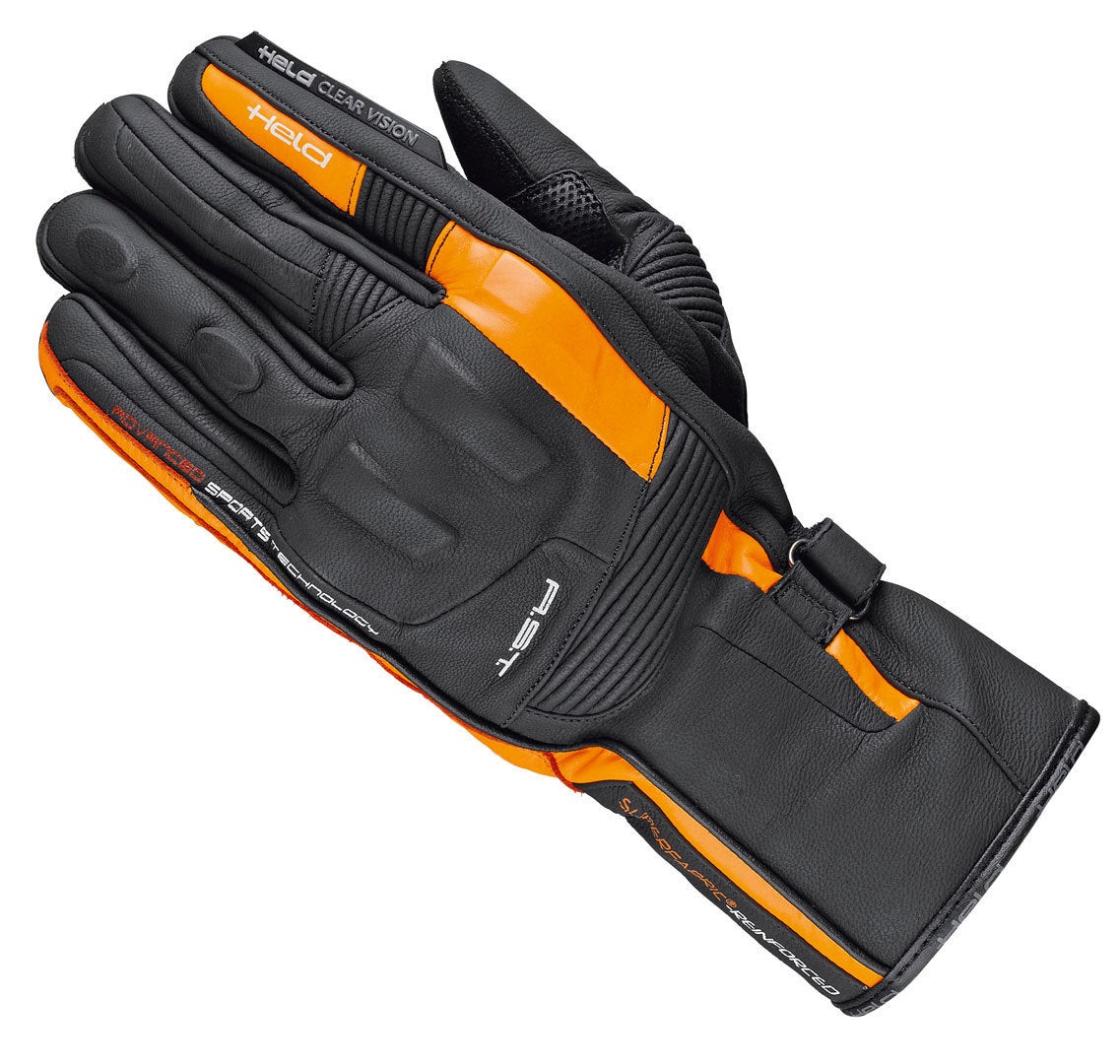 Held Secret-Pro Motorcykel handsker sort/orange 12 Figur 1