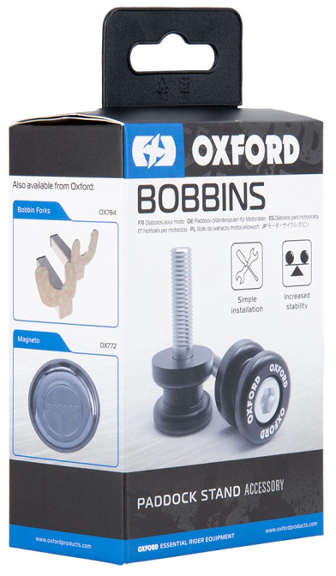 Oxford Bobine M12x 1.25 nero Figura 2