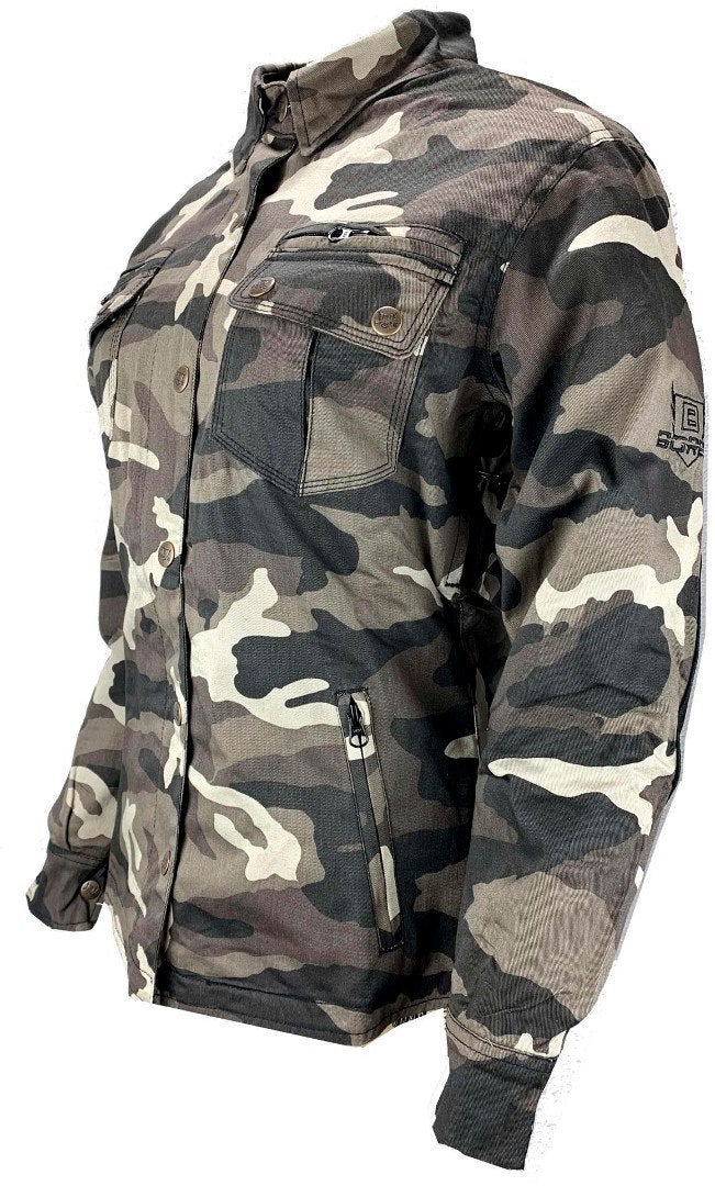 Bores Military Jack Damen Textiljacke dunkles camouflage L Abbildung 1