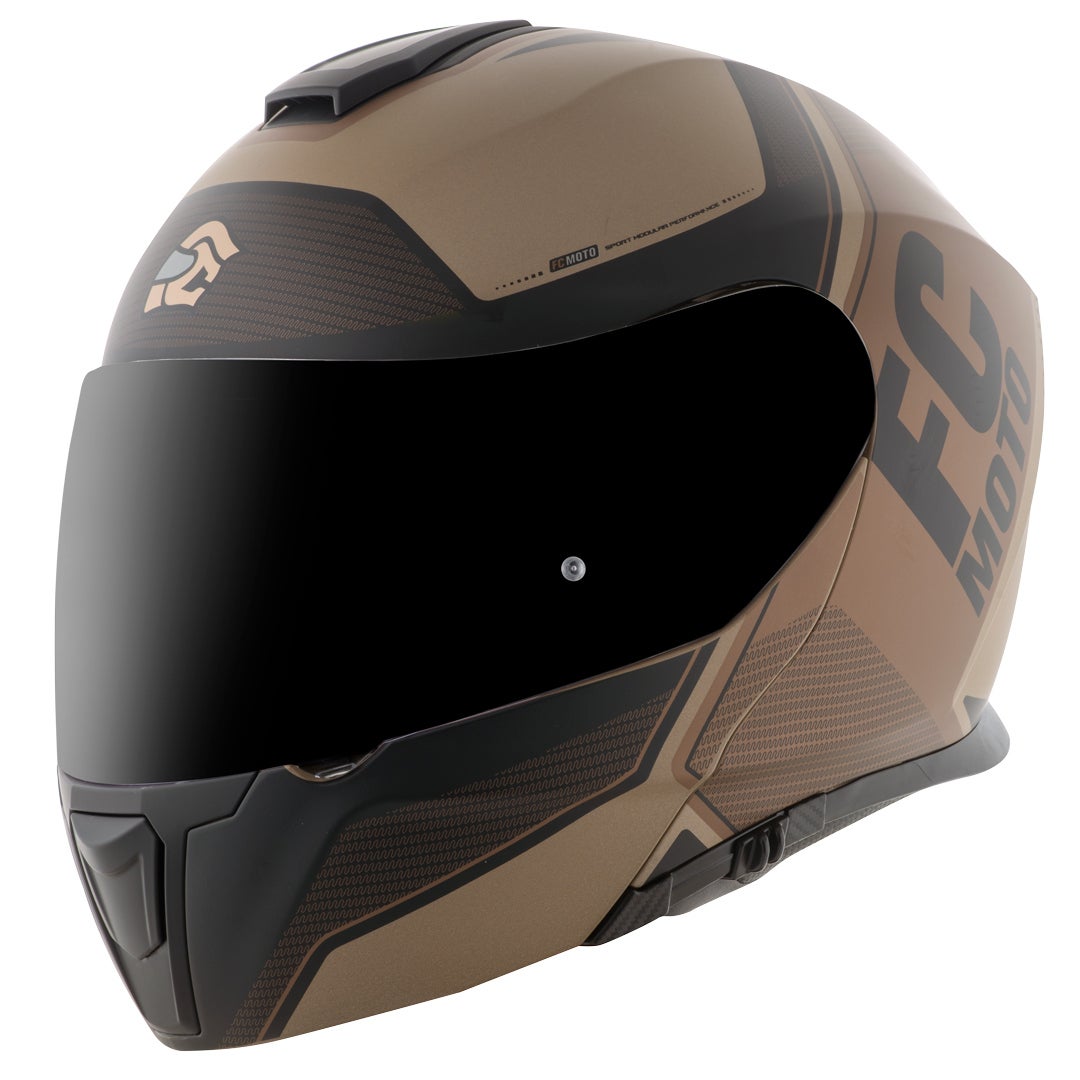 FC-Moto Novo Circuit Helmet brown/black M (57/58) Figure 1