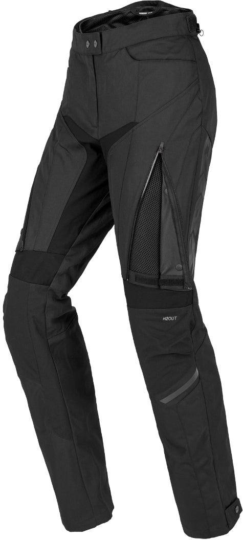 Side view of Spidi 4 Season Evo H2Out Ladies Motorcycle Textile Pants
