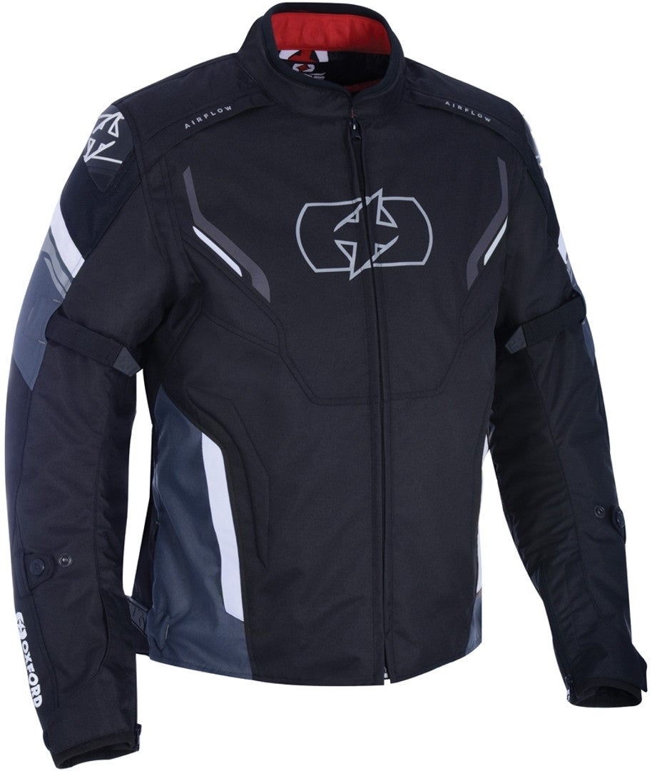 Oxford Melbourne 3.0 Motorcycle Textile Jacket black/grey/white M Figure 1