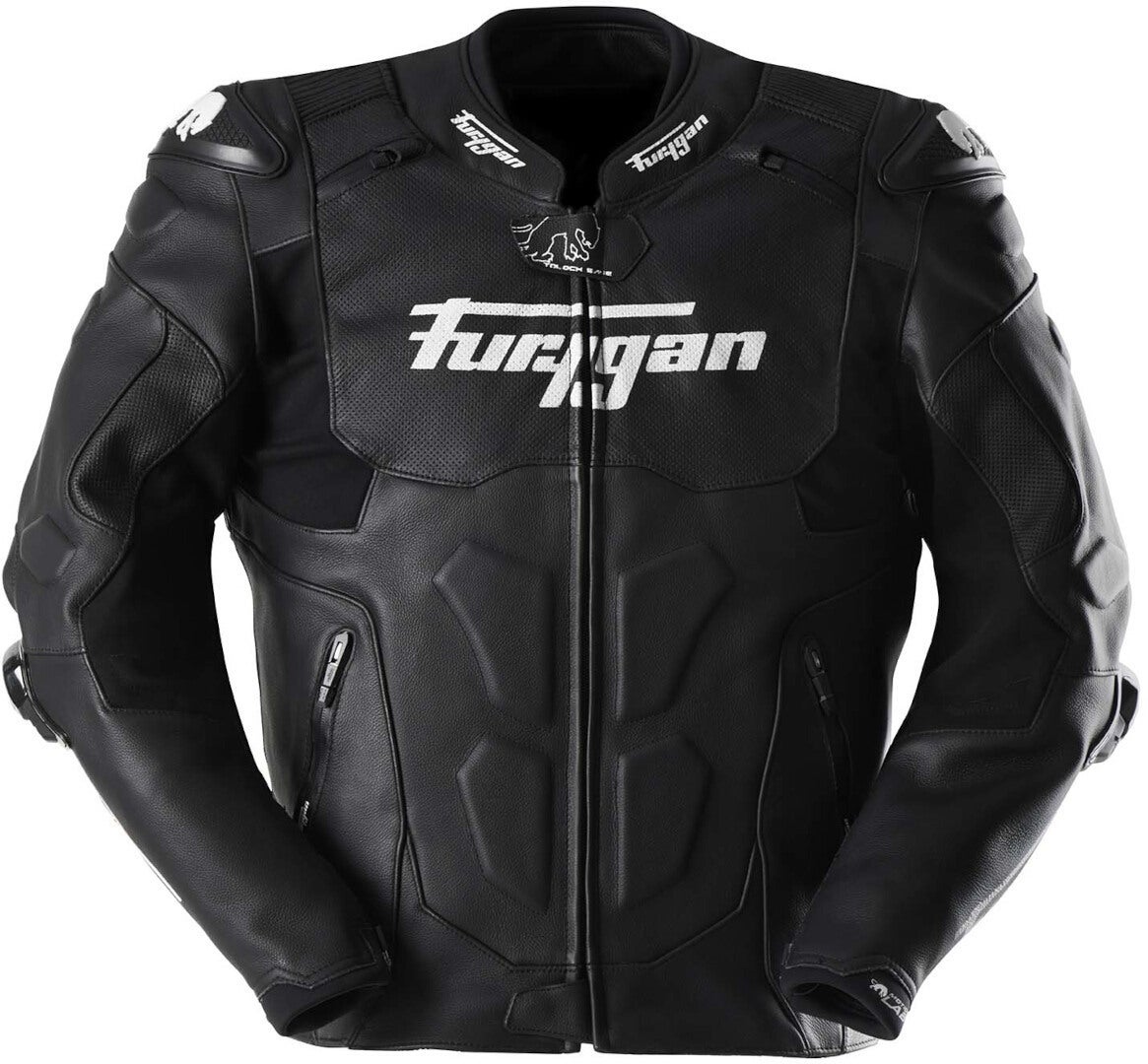 Furygan Raptor Evo 3 Giacca di pelle da moto Bianco/nero 3XL Figura 1