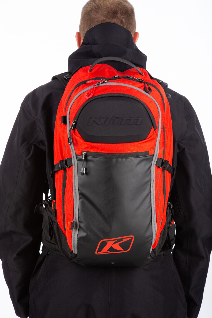 Klim Krew 22 Rucsacul cu snowmobile Roșu/Negru Figura 1