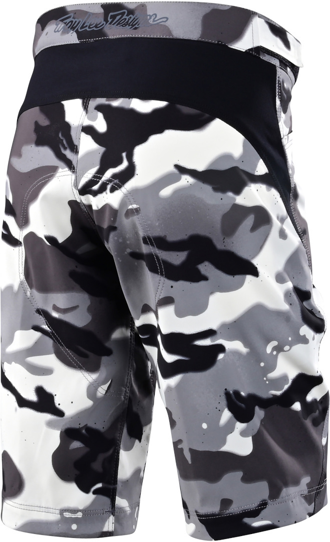 Troy Lee Designs Flowline Shell Spray Camo Pantaloni scurți de bicicletă pentru tineret Camuflaj alb 22 Figura 2