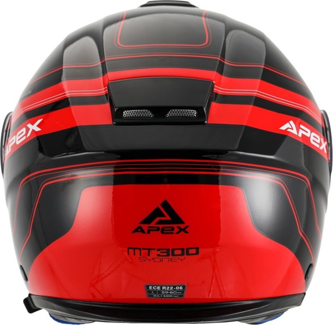APEX MT300 Sydney Cască Negru/Roșu M (57/58) Figura 2