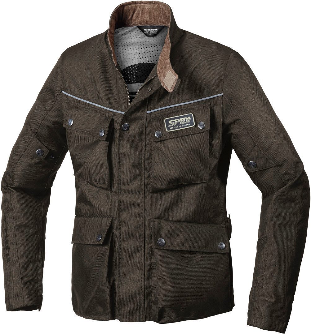 Spidi Originals Enduro Motorcykel Textil Jacka brun 3XL Figur 1
