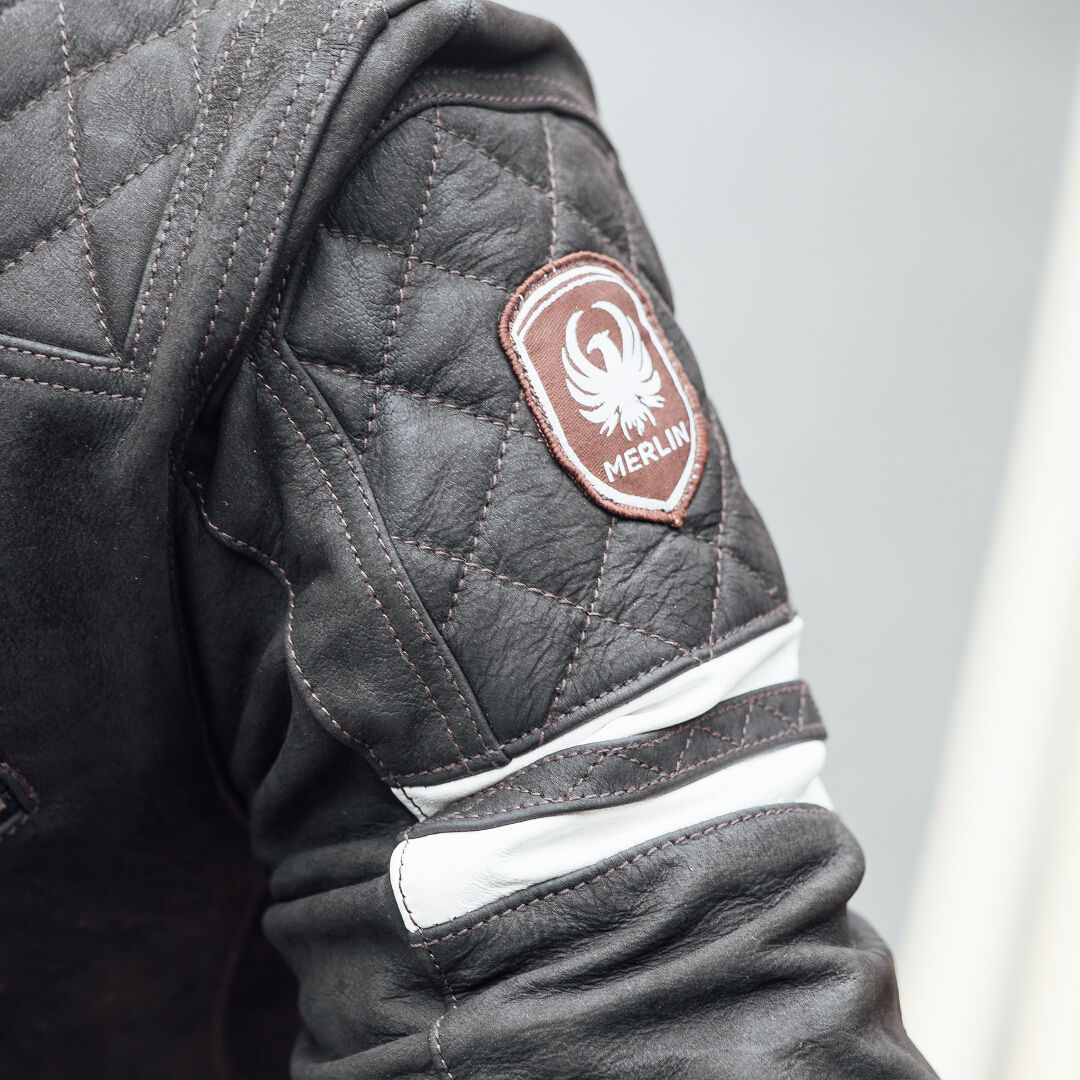 Merlin Hixon II D3O Motorcycle Leather Jacket brown L Figure 3