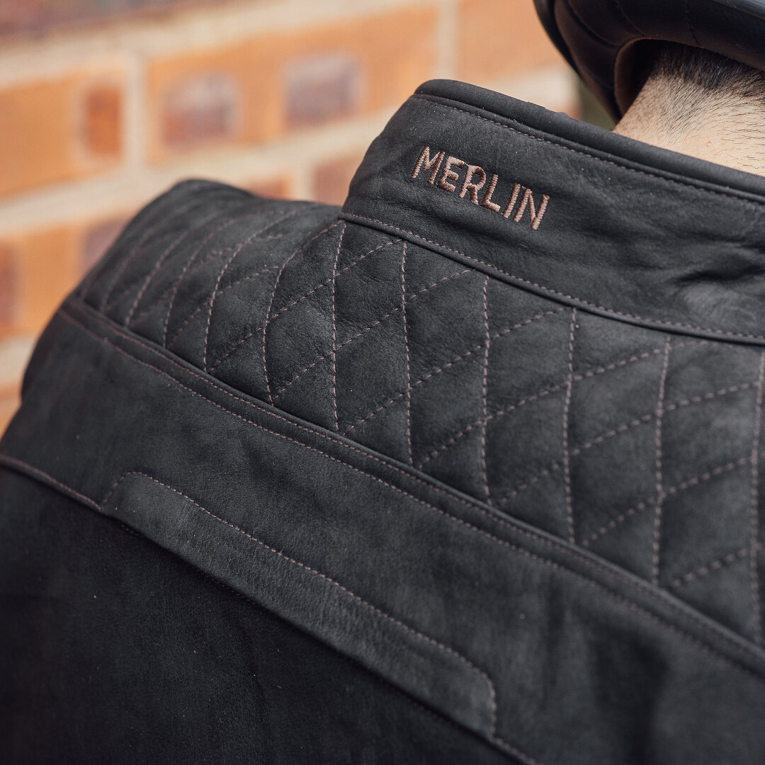 Side view of Merlin Hixon II D3O Motorcycle Leather Jacket