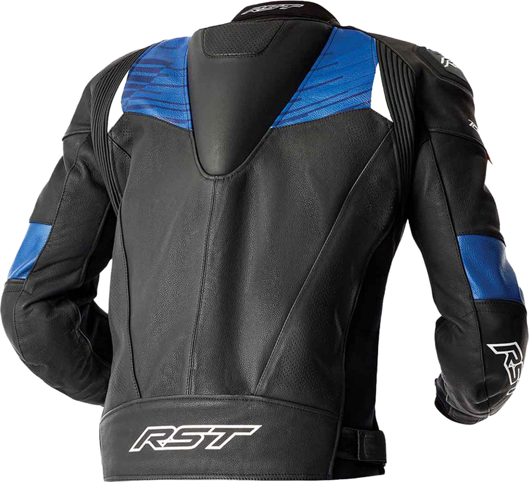 RST Tractech Evo D3O Veste en cuir moto noir/bleu 56 Figure 2