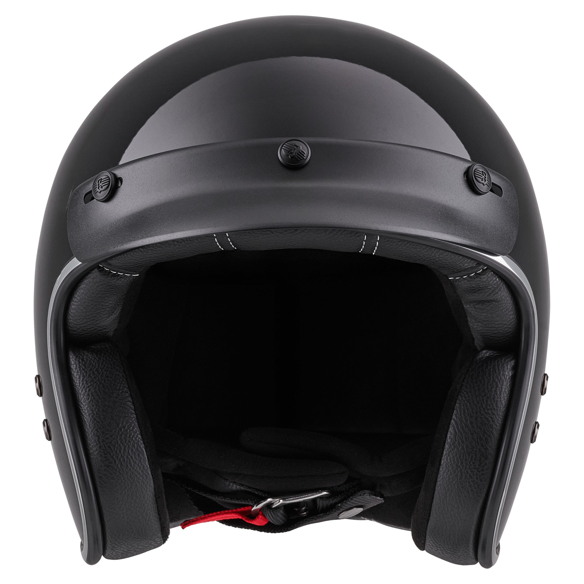 Peroz Jidre Casco aperto nero metallico M Figura 5
