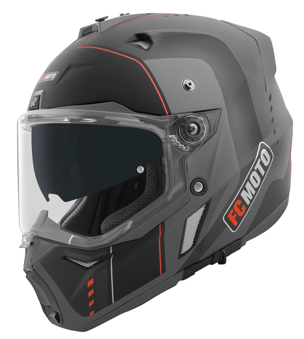 FC-Moto Merkur Pro Air Enduro hjelm sort/grå M Figur 4