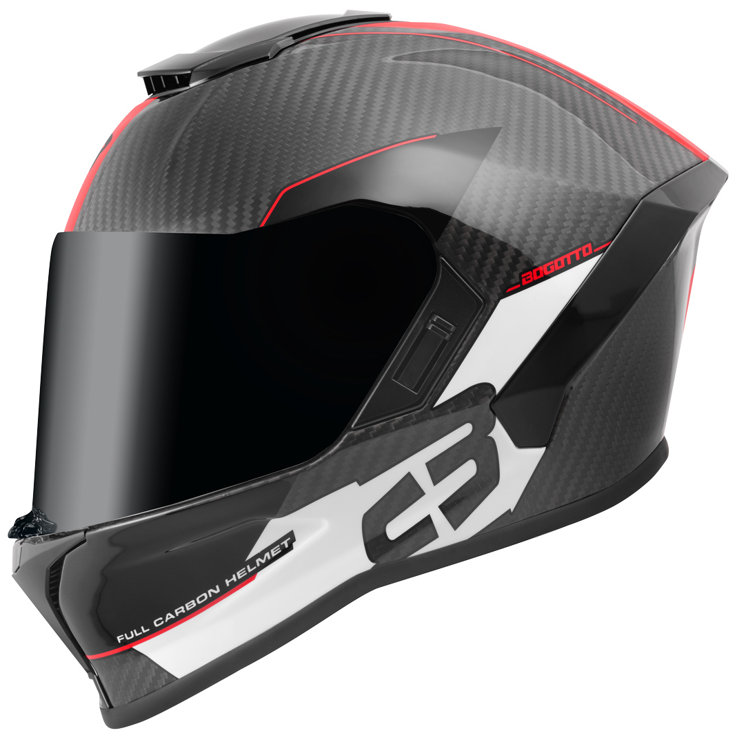 Bogotto Phantom Combo Carbon Casco nero/rosso/bianco M Figura 7