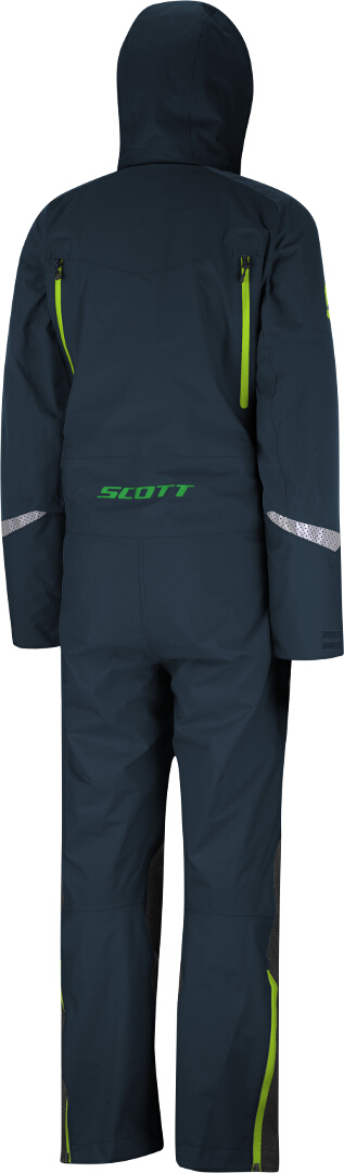 SCOTT DS Shell Dryo One Piece Costume de motoneige une pièce Vert/Bleu/Noir S Figure 2