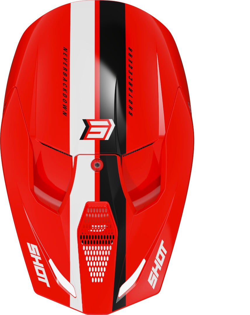 Shot Race Iron Casco da motocross rosso/nero/bianco S (55/56) Figura 3