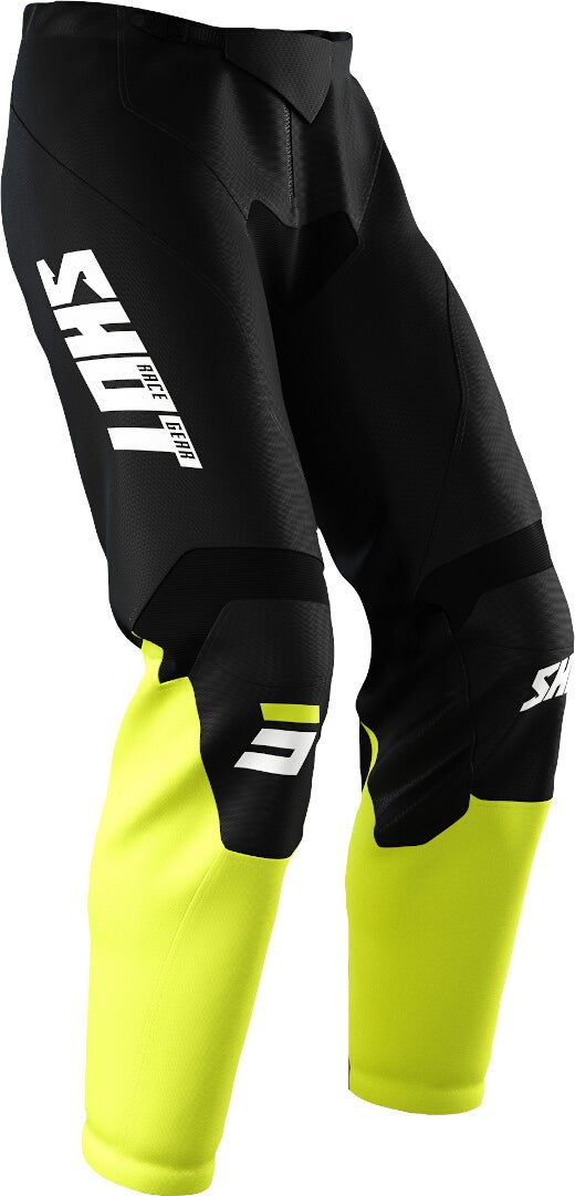 Shot Draw Burst Motocross bukser sort/gul 28 Figur 2