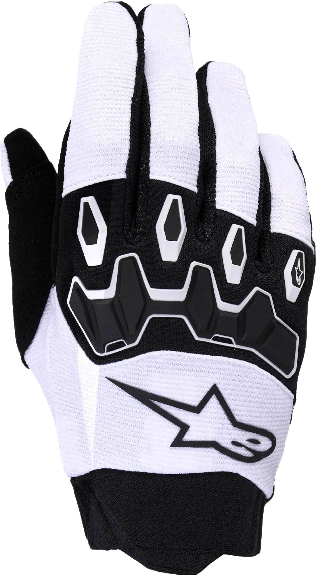 Alpinestars Full Bore V2 Motocross Handschuhe hellgrau/schwarz L Abbildung 1