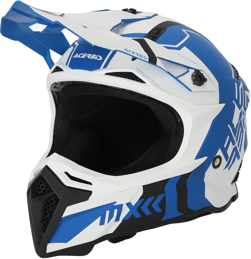 Acerbis Profile 5 Motocross Helmet white/blue XL (61/62) Figure 1
