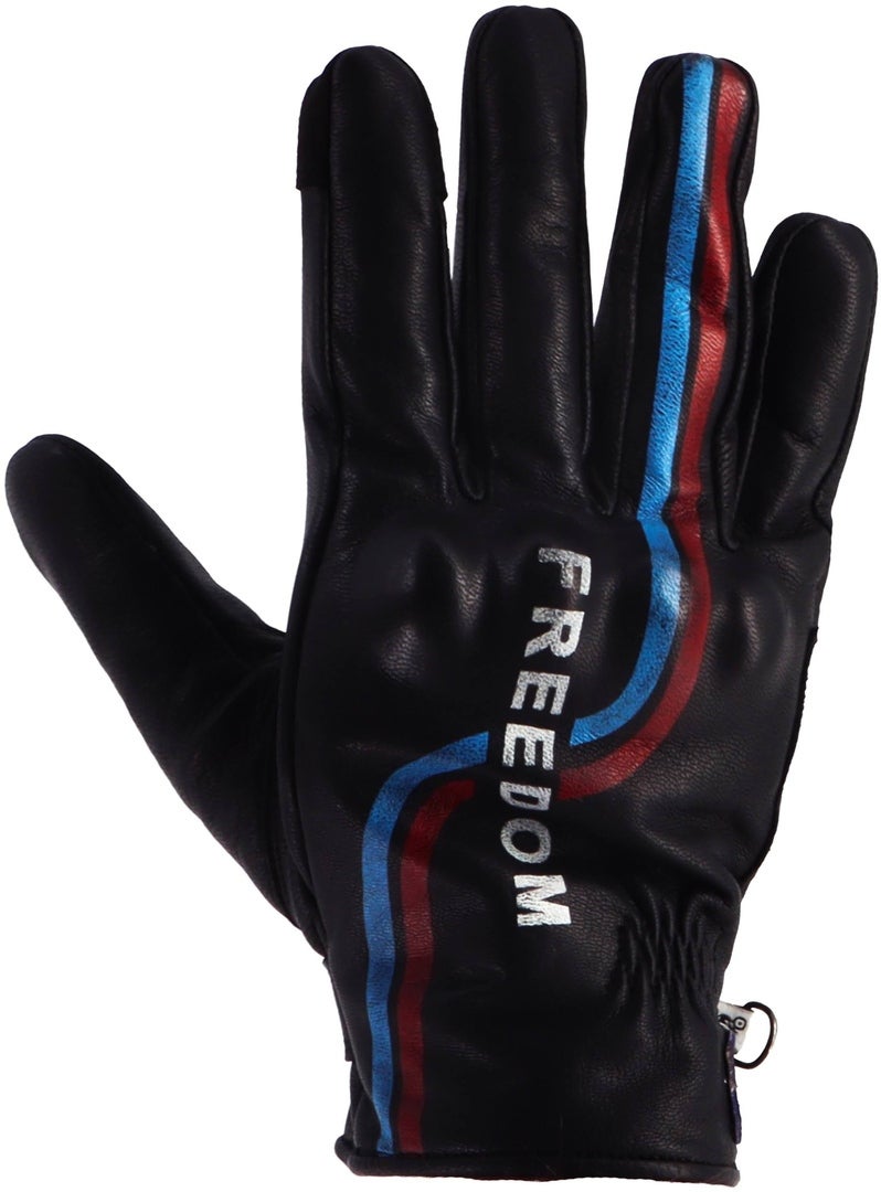 Helstons Freedom Motorcykel handsker sort/blå/rød 10 Figur 1