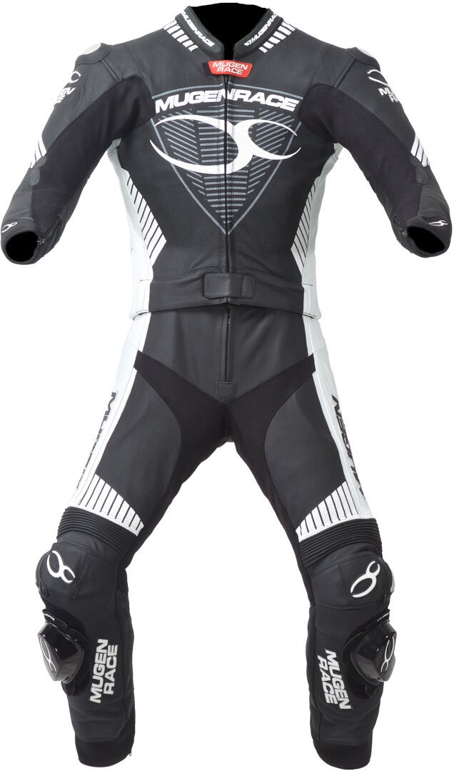 MUGENRACER Impegnato-D perforeret dame todelt motorcykel læder dragt Sort/hvid 42 Figur 1