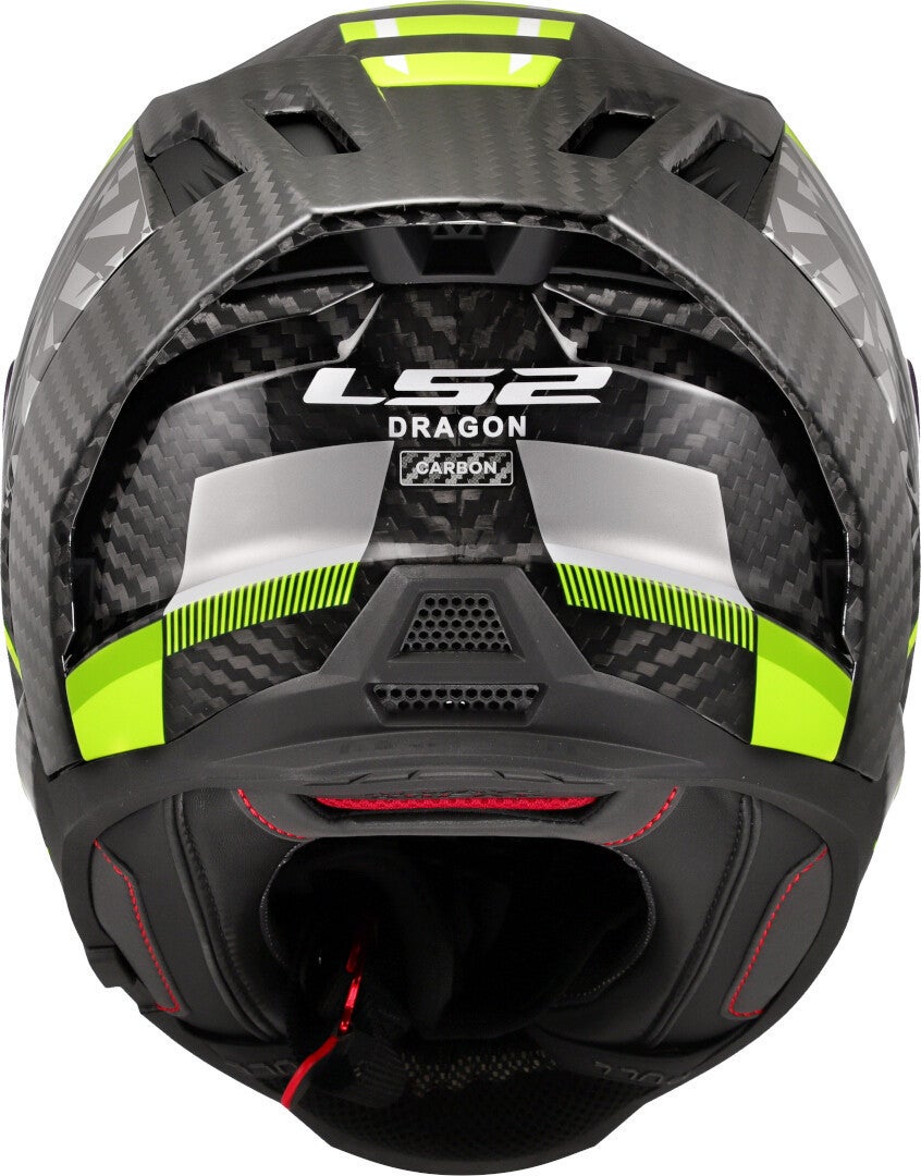 Side view of LS2 FF807 Dragon Trax Carbon Helmet