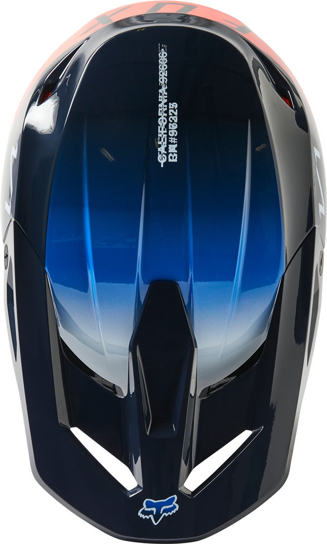 FOX V1 Toxsyk Casco Motocross blu M (57/58) Figura 4