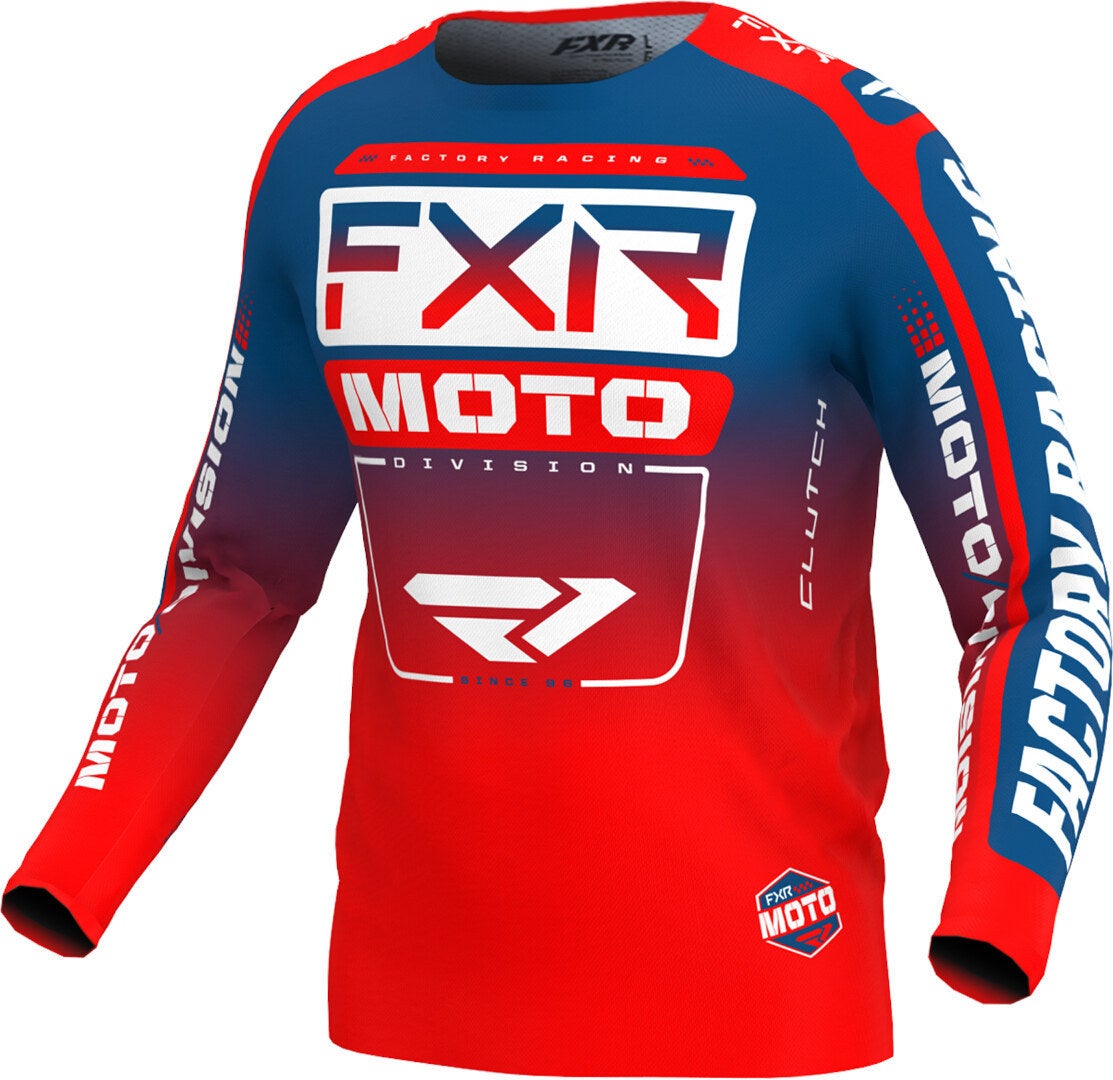 FXR Clutch 2024 Motocross trøje pink/blå M Figur 3