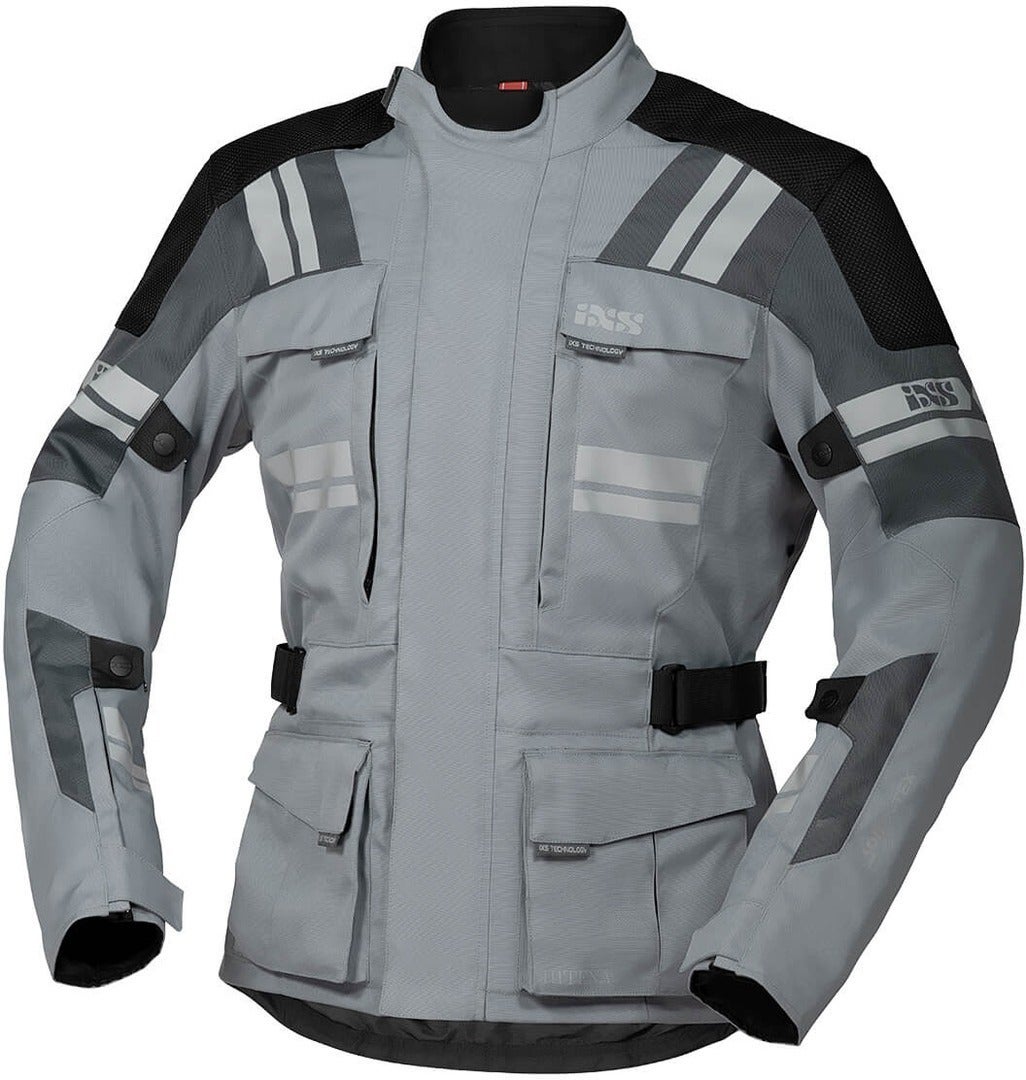 IXS Tour Blade-ST 2.0 Motorcycle Textile Jacket light grey/dark grey/black Short XL Figure 1