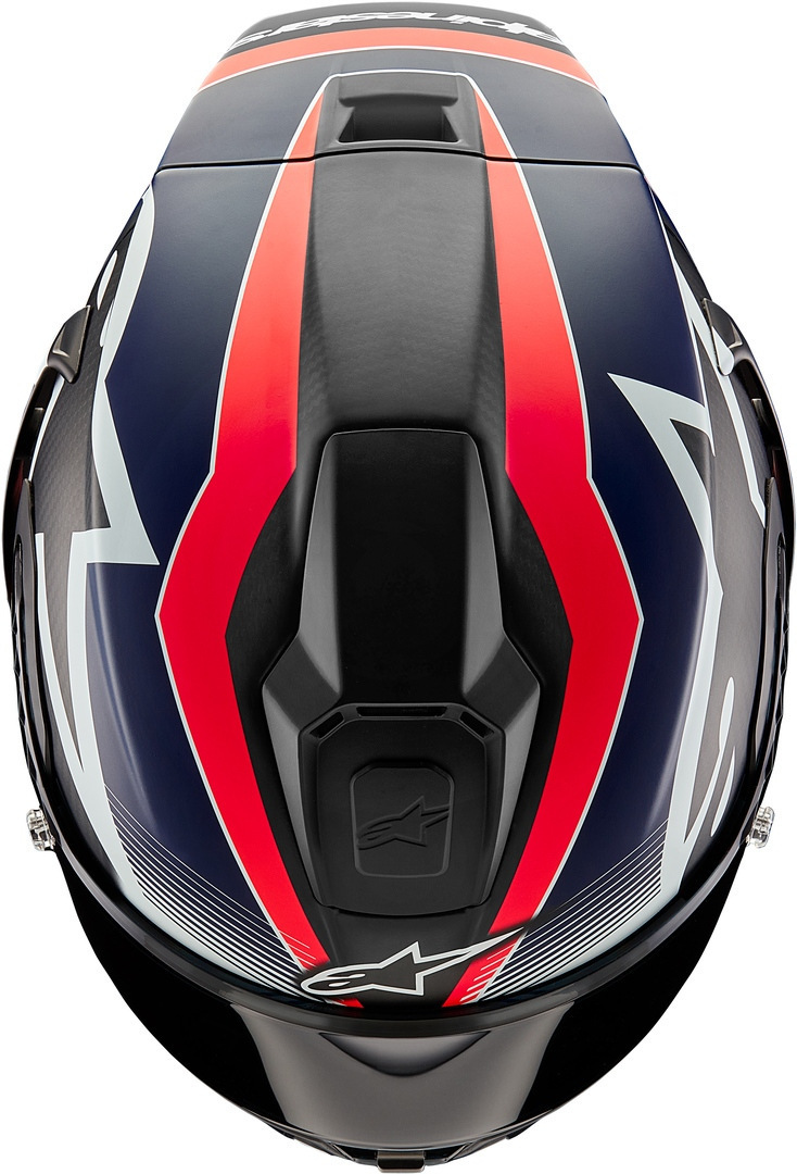 Alpinestars Supertech R10 Team Carbon Helm schwarz/rot/blau L (59/60) Abbildung 2