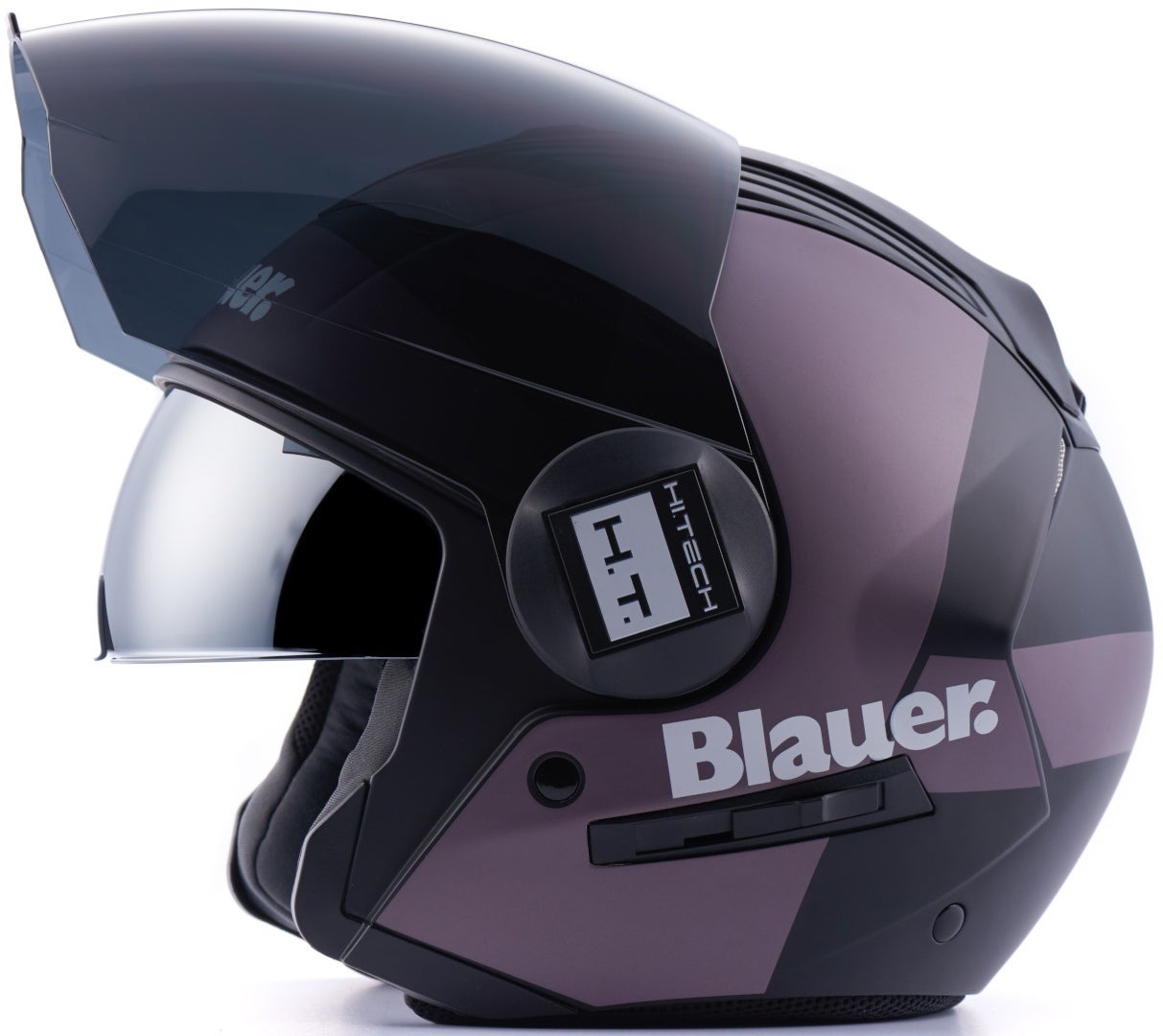 Blauer Real HT Graphic A Casco Jet nero opaco/titanio S (54/56) Figura 2