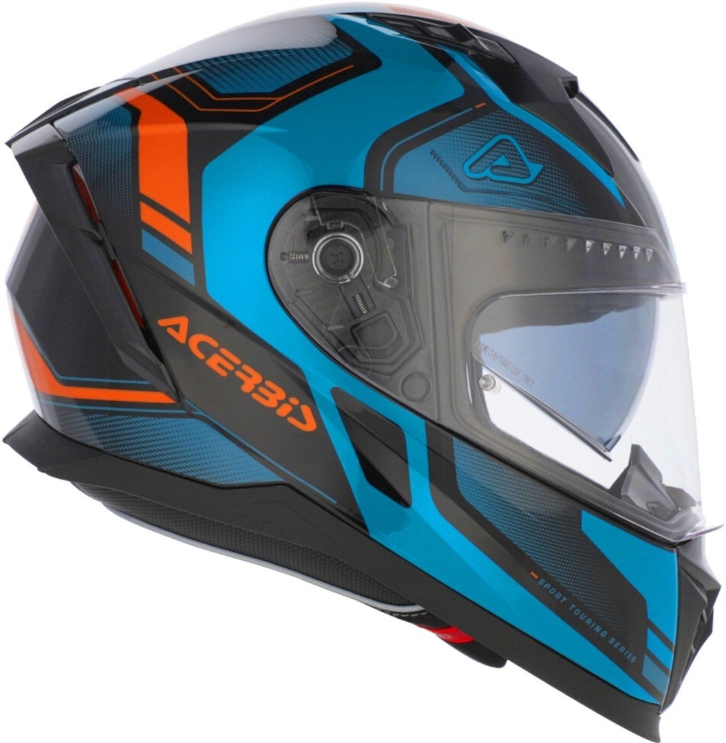Acerbis X-Way Graphic Helm blauw/oranje Verlies (59/60) Figuur 8