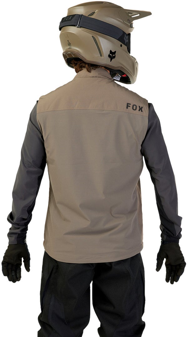FOX Ranger Off-Road Wind Colete de motocross Cinza/Marrom 3XL Figura 7