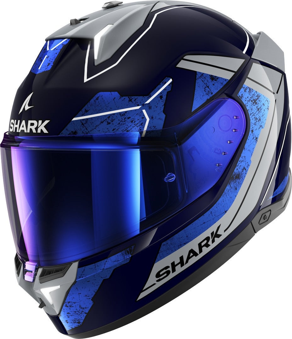 Shark Skwal i3 Rhad Casco blu/argento S (55/56) Figura 1