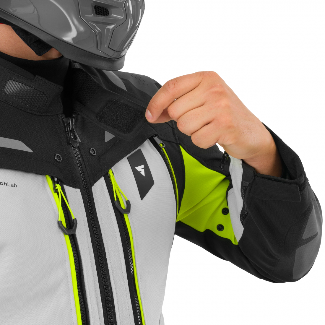 SHIMA Dune 2.0 Motorcycle Textile Jacket black/white/yellow XL Figure 22